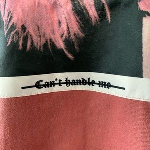 Trouble cropped T-shirt